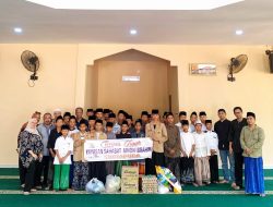 Yayasan Sahabat Ainon Ibrahim Salurkan Bantuan Sembako ke Pesantren API Salaf Al Falah Batam