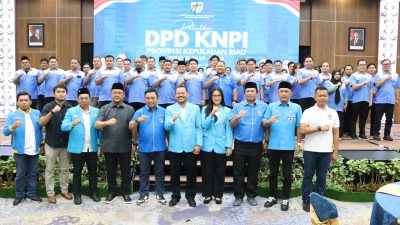 DPD KNPI Kepri Resmi Dilantik, Pemuda Diajak Bersinergi Menyongsong Indonesia Emas 2045
